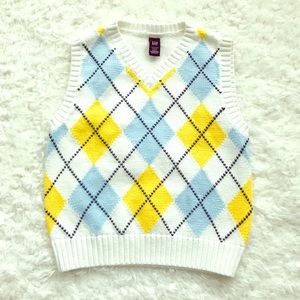GAP Argyle Knit Vest